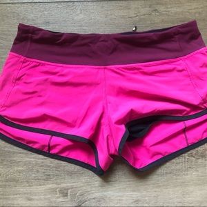 Lululemon speed short size 6